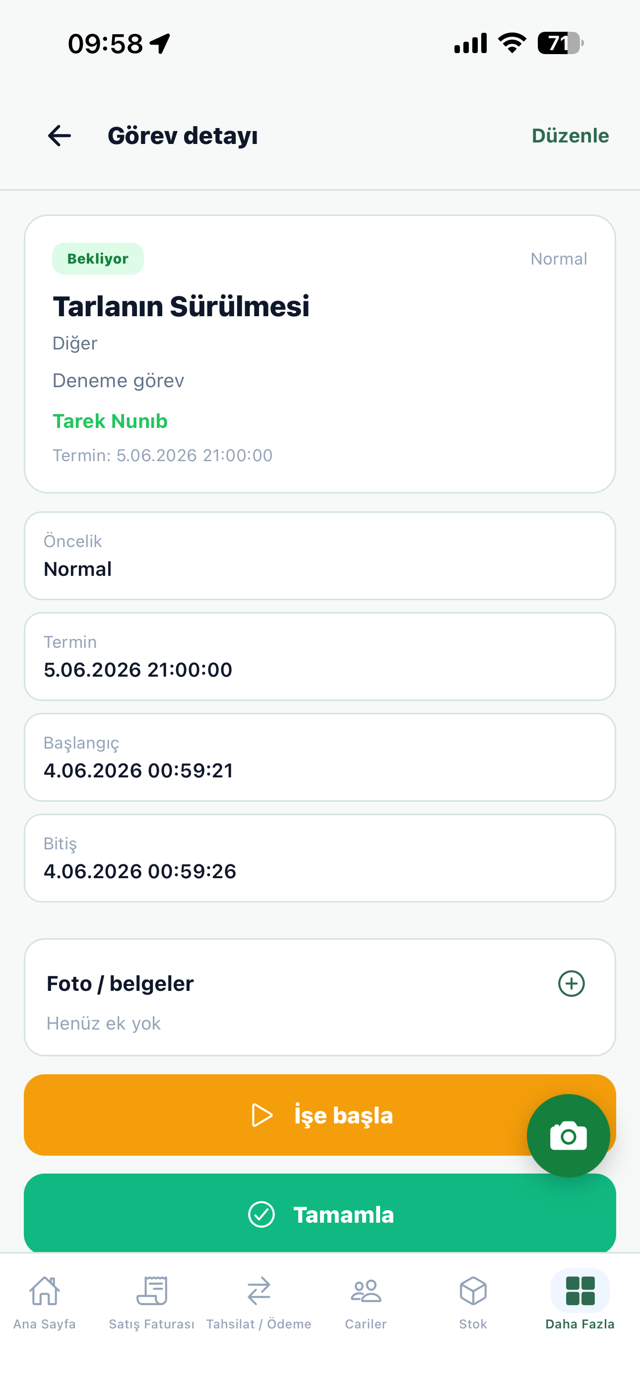 UHESAP mobil ekran 8